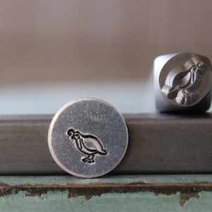 6mm Mama Quail Metal Design Stamp - Supply Guy Stamp - SGCH-379
