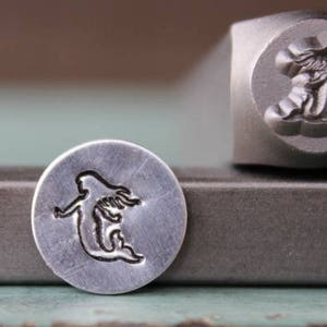 8mm Mermaid Metal Design Stamp - Supply Guy Stamp - SGCH-132