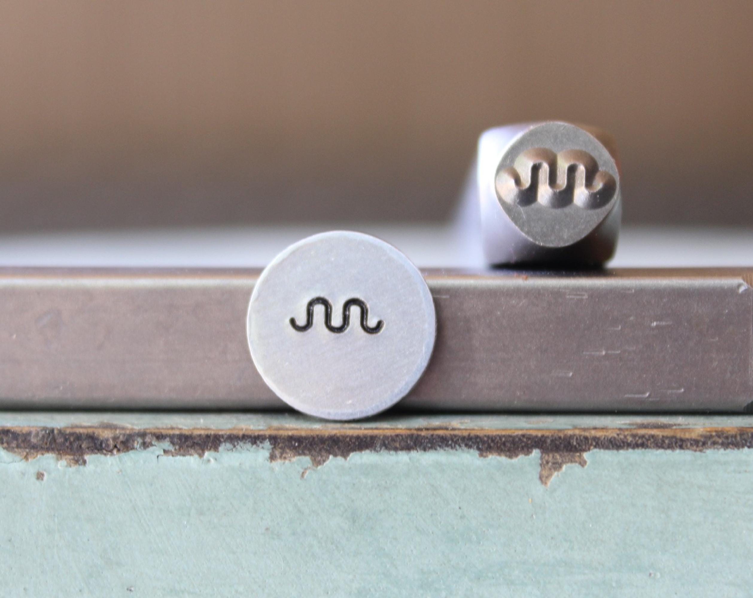 6mm Squiggle Line Metal Design Stamp - Supply Guy Stamp - SGCH-582
