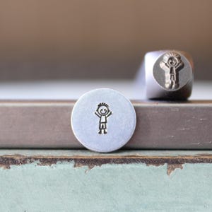 6mm Boy Metal Design Stamp - Supply Guy Stamp - SGCH-583