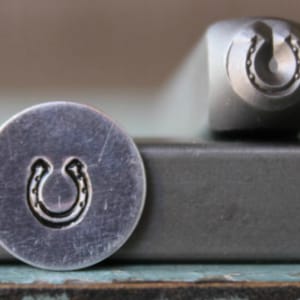 5mm Horseshoe Metal Design Stamp - Supply Guy Stamp - SGCH-302
