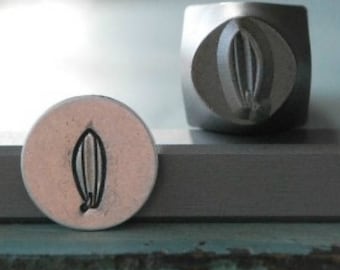 6mm Surfboard DIY Jewelry Making Metal Design Stamp - Stamping Kit, Tools, Press, Machine & Supplies - SGCH-50