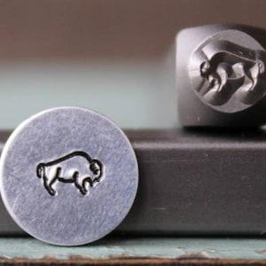 6mm Buffalo Metal Design Stamp - Supply Guy Stamp - SGCH-186