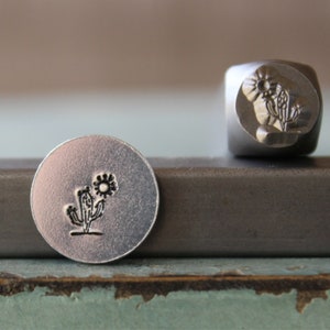 6mm Kaktus Szene Metall Design Stempel - Versorgung Kerl Stempel - SGCH-383