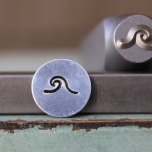 7mm Wave Curl Metal Design Stamp - Supply Guy Stamp - SGCH-427