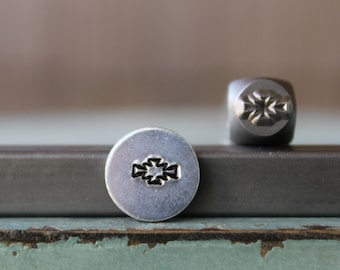 6 mm Südwesten Markierung 1 DIY Schmuckherstellung Metall Design Stempel - Stamping Kit, Werkzeuge, Presse, Maschine & Zubehör - SGCH-388