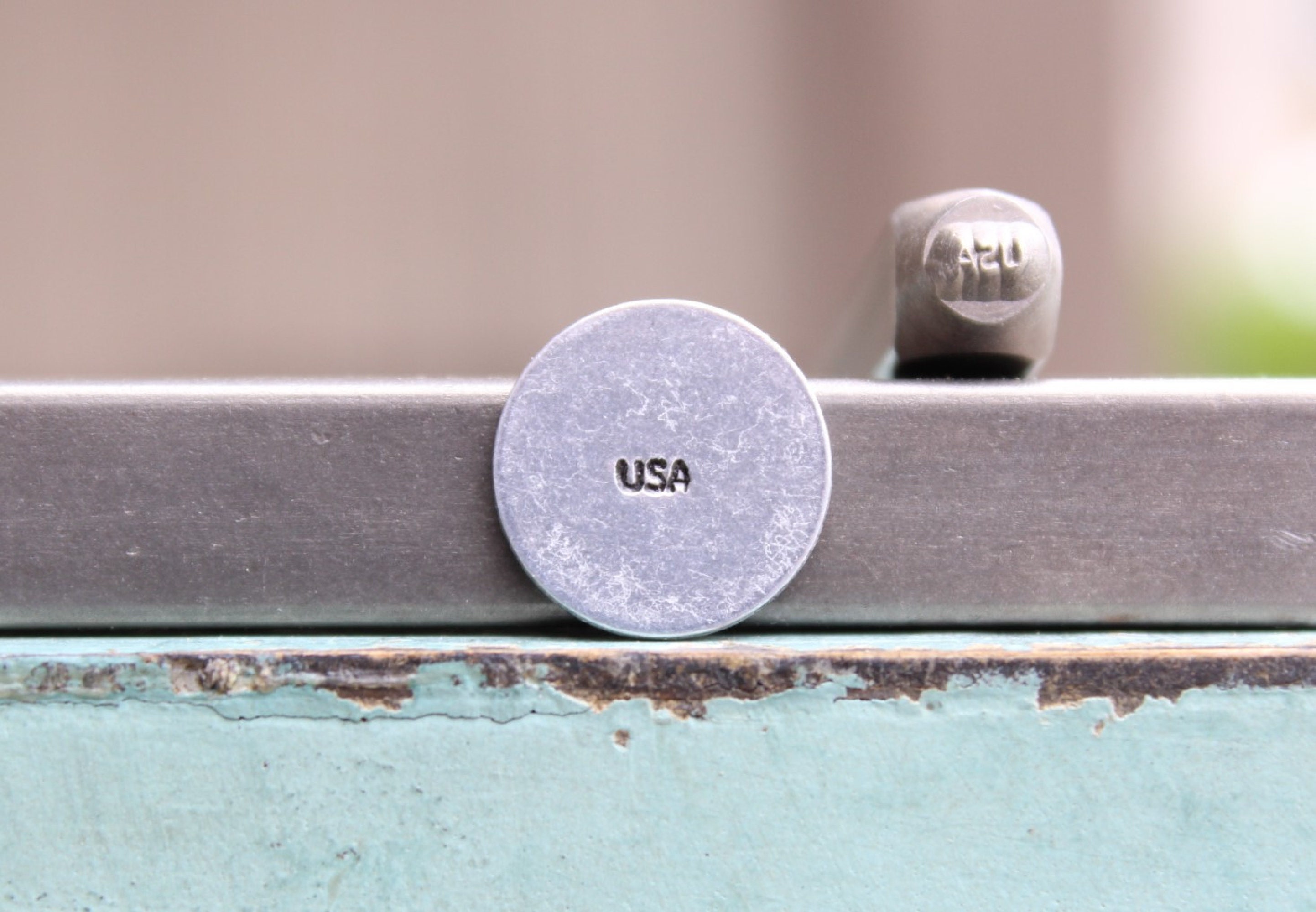 1mm Tall USA Word Metal Design Stamp - Supply Guy Stamp - SGCH-544