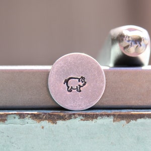 5mm Schwein Metall Design Stempel - Supply Guy Stempel - SGCH-529