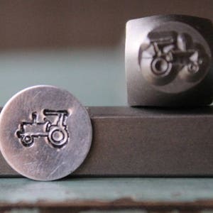 7mm Farming Tractor Metal Design Stamp - Supply Guy Stamp - SGCH-108