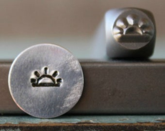 Timbro in metallo per la creazione di gioielli fai da te Sunrise da 5 mm - Kit per stampaggio, strumenti, pressa, macchina e forniture - SGCH-308