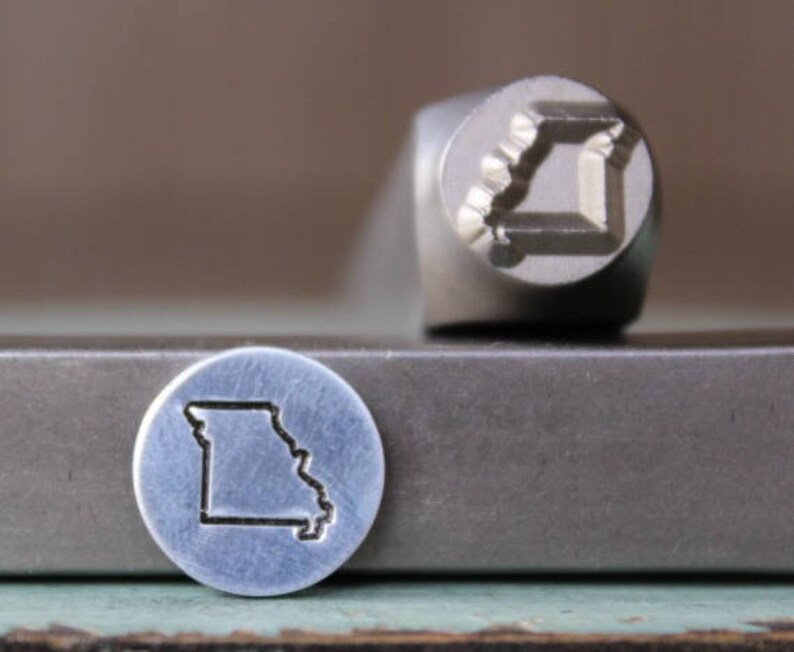 Made in USA Advantage Series State Stamp SUPPLY GUY 3//8/" Metal Design Stamp