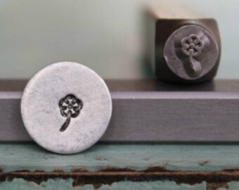 5mm Daisy Dandelion Flower DIY Jewelry Making Metal Design Stamp - Stamping Kit, Tools, Press, Machine & Supplies - SGCH-14