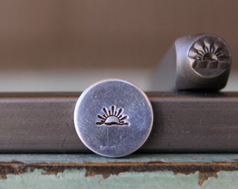 5mm Sunrise/Sunset DIY Jewelry Making Metal Design Stamp - Stamping Kit, Tools, Press, Machine & Supplies - SGCH-407