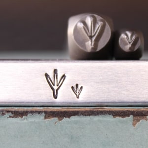 5mm and 3mm Chicken Foot Metal Design 2 Stamp Set - Supply Guy Stamp - SGCH-509510