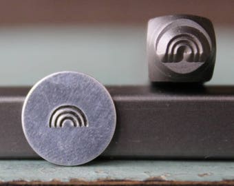 5mm Rainbow Metal Design Stamp - Supply Guy Stamp - SGCH-175