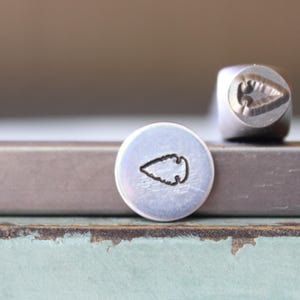 6mm Southwest Arrowhead Metal Design Stamp - Supply Guy Stamp - SGCH-592