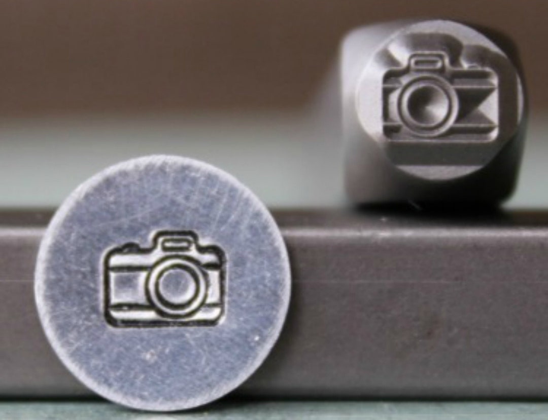 Camera Stamp 6mm Camera Metal Design Stamp - Supply Guy Stamp - SGCH-269 - Etsy