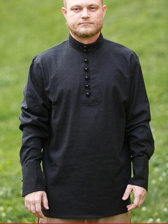 Traditional cossack cotton shirt Kosovorotka cossa