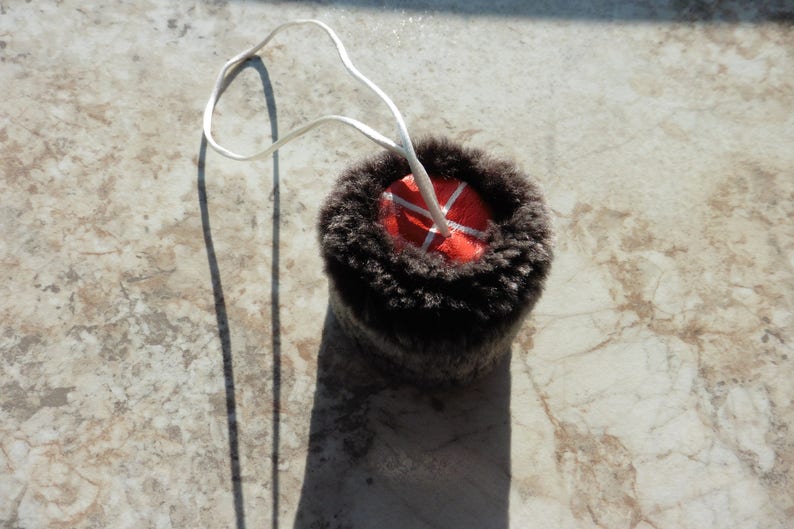 Genuine Russian Cossack Fur Papakha Hat car pendant genuine fur souvenir car pendant Russian Cossack Papakha Hat replica car mirror pendant