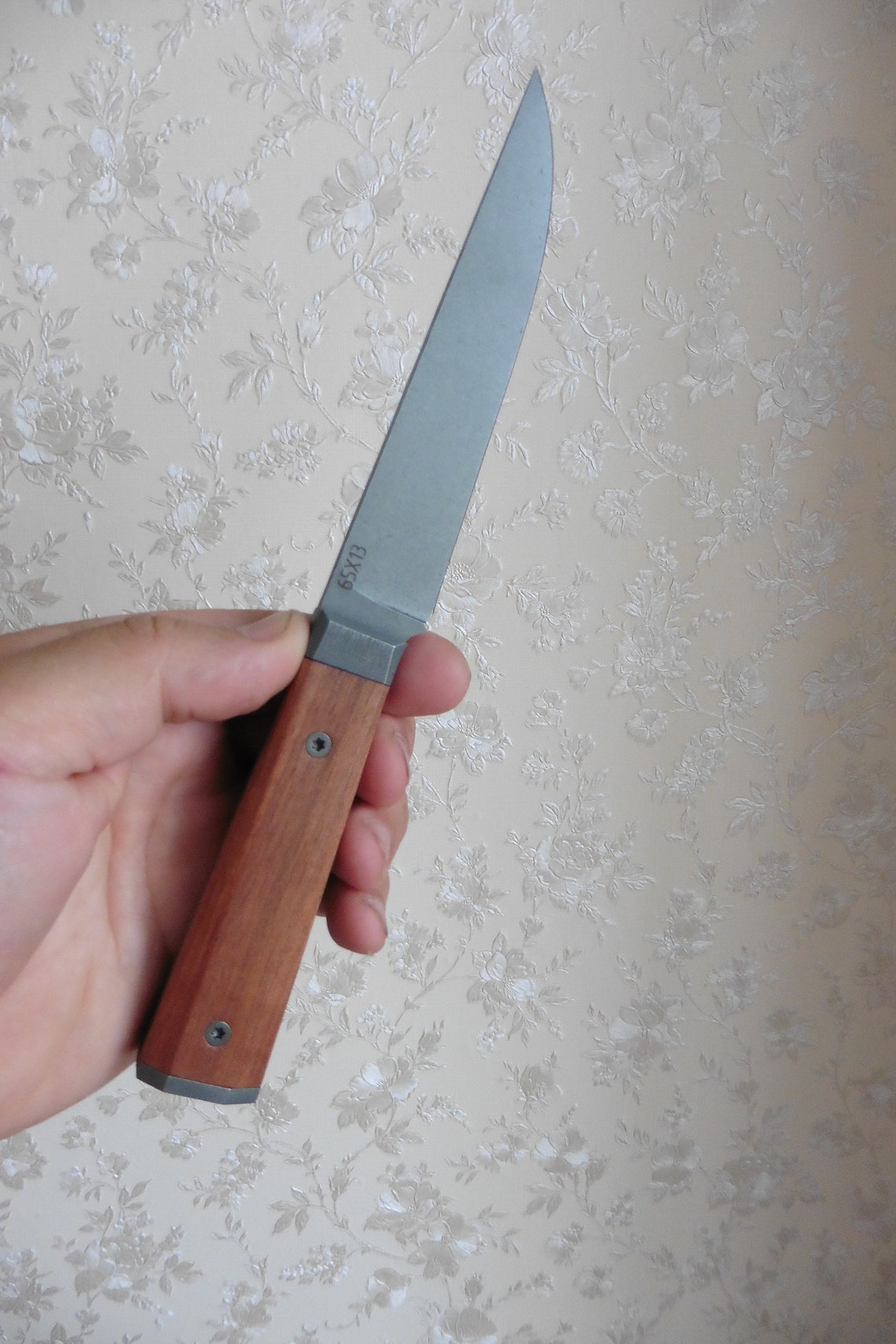 Couteau Puukko traditionnel russe Anchar main polie lame EDC Etsy