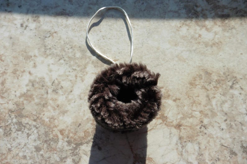 Genuine Russian Cossack Fur Papakha Hat car pendant genuine fur souvenir car pendant Russian Cossack Papakha Hat replica car mirror pendant