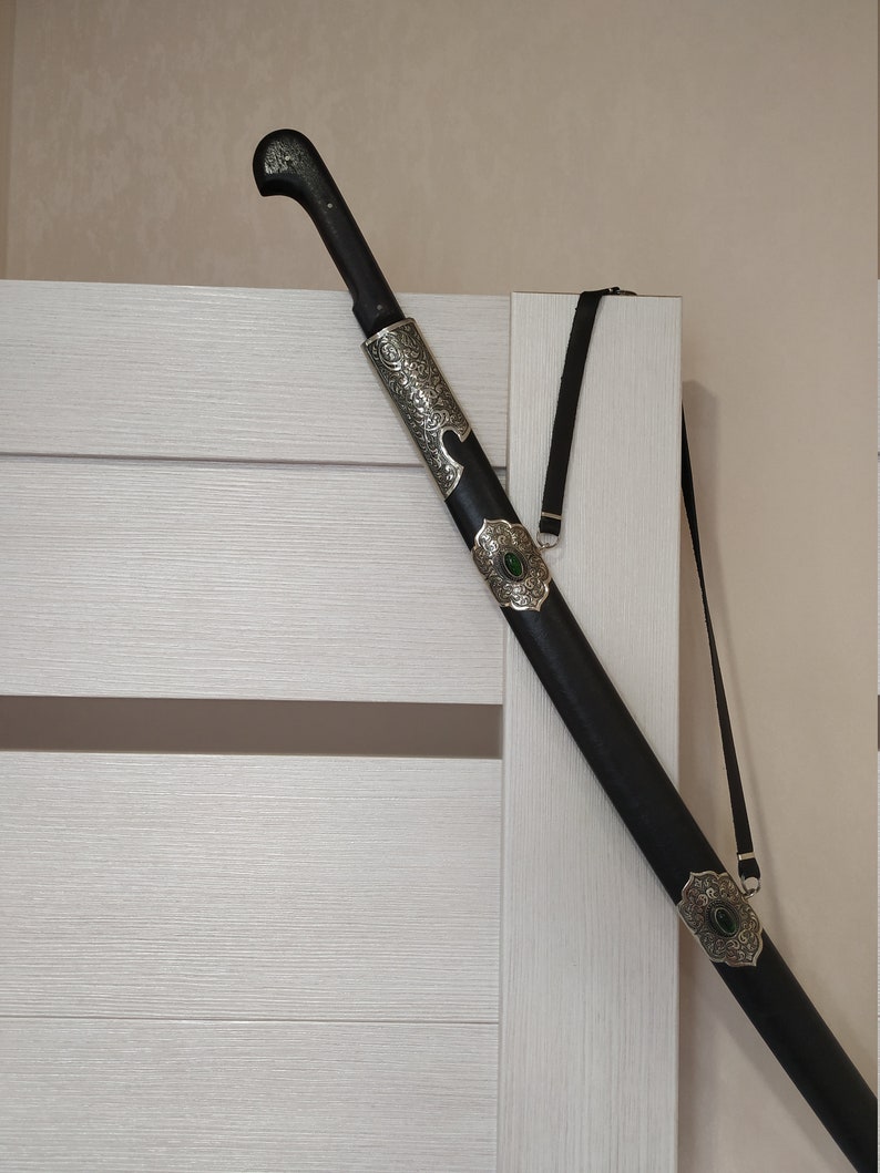 Souvenir Shashqua Sword Stainless Cossack Saber Replica Cossack Shashka Sword Shashka Full length replica of Russian Cossack 1913 Shashka