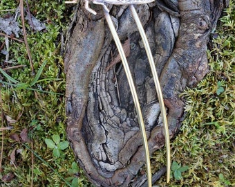 Fourchette à cheveux de cigale en métal