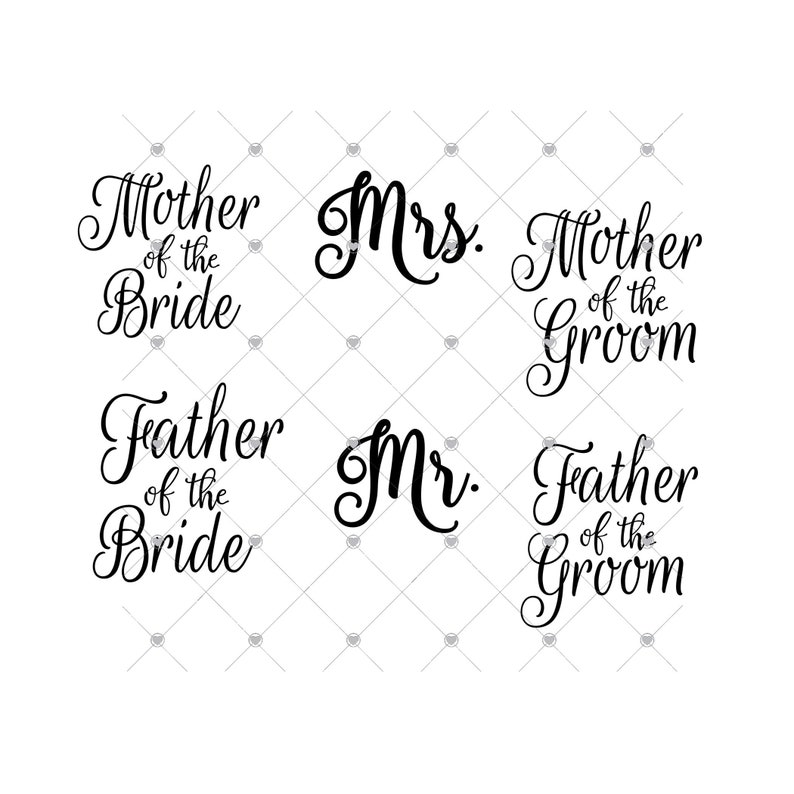 Download Wedding Svg Bundle Mother Of The Bride Mother Of The Groom Etsy PSD Mockup Templates
