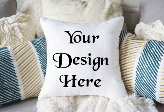 Download Pillow Mock Up White Pillow Mockup JPEG Mockup Stock | Etsy