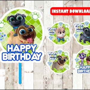Puppy Dog Pals centerpieces, Puppy Dog Pals Printable centerpieces, Puppy Dog Pals party centerpieces Instant download