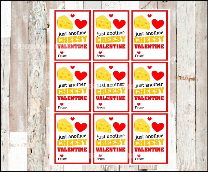 Cheesy Valentine Cards Printable Just Another Cheesy Etsy Cheesy Valentine Cards Printable Just Another Cheesy Etsy