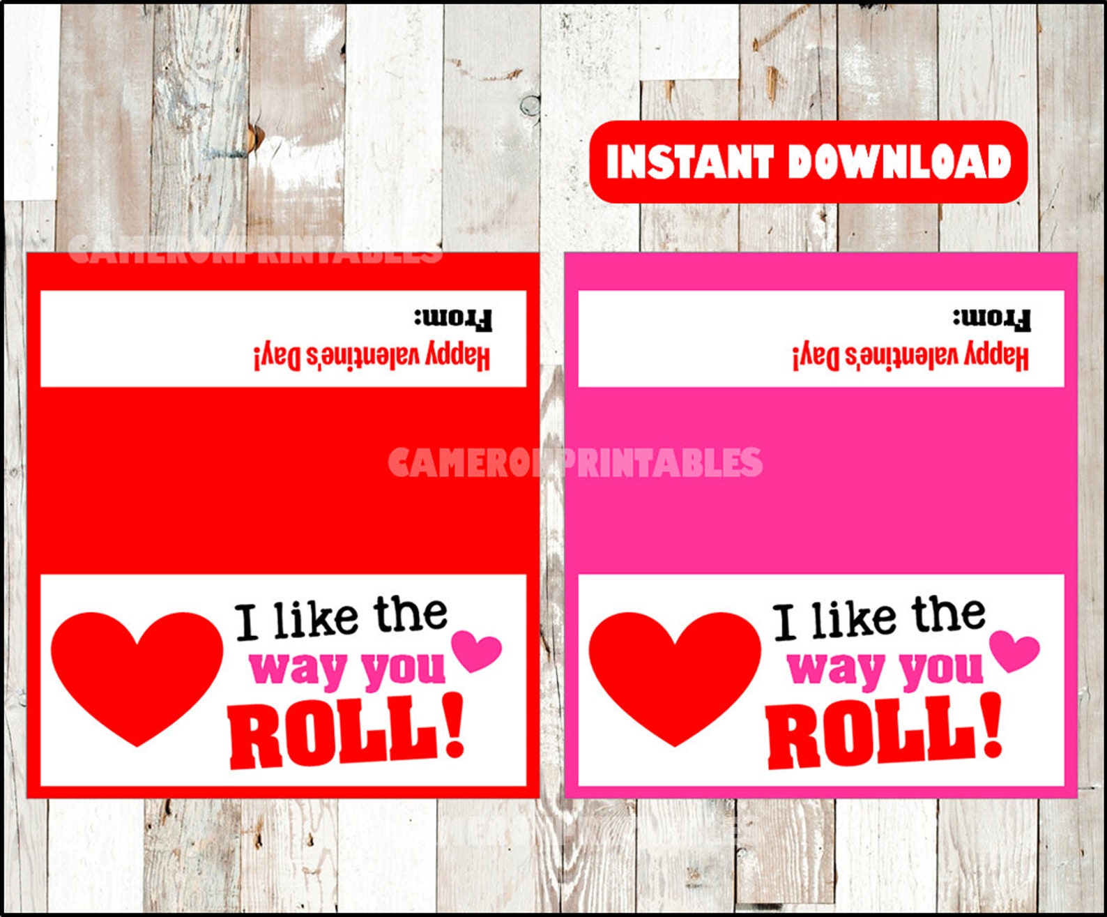 I Like The Way You Roll Valentine Bag Topper Printable Etsy i-like-the-way-you-roll-valentine-bag-topper-printable-etsy