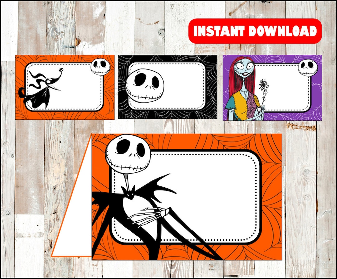 Nightmare Before Christmas Food Labels, Nightmare Before Christmas Food