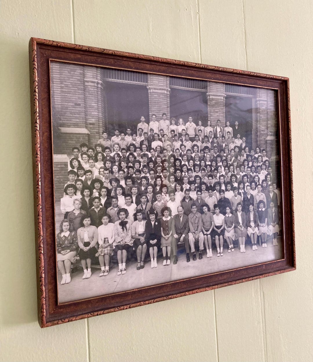 Retro Class Photo Vintage Class Photo 1950's / Black & White Photo in Original Frame - Etsy