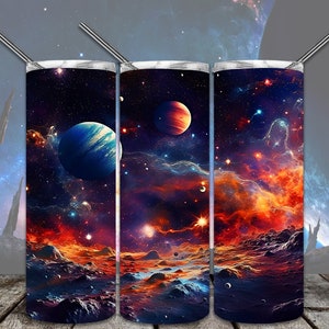 The Heavens 20oz Skinny Tumbler Sublimation Designs para Straight/Tapered Tumbler Archivo PNG Descarga digital