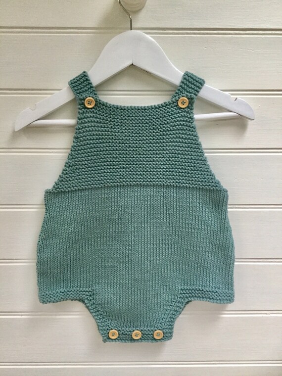 green romper baby boy