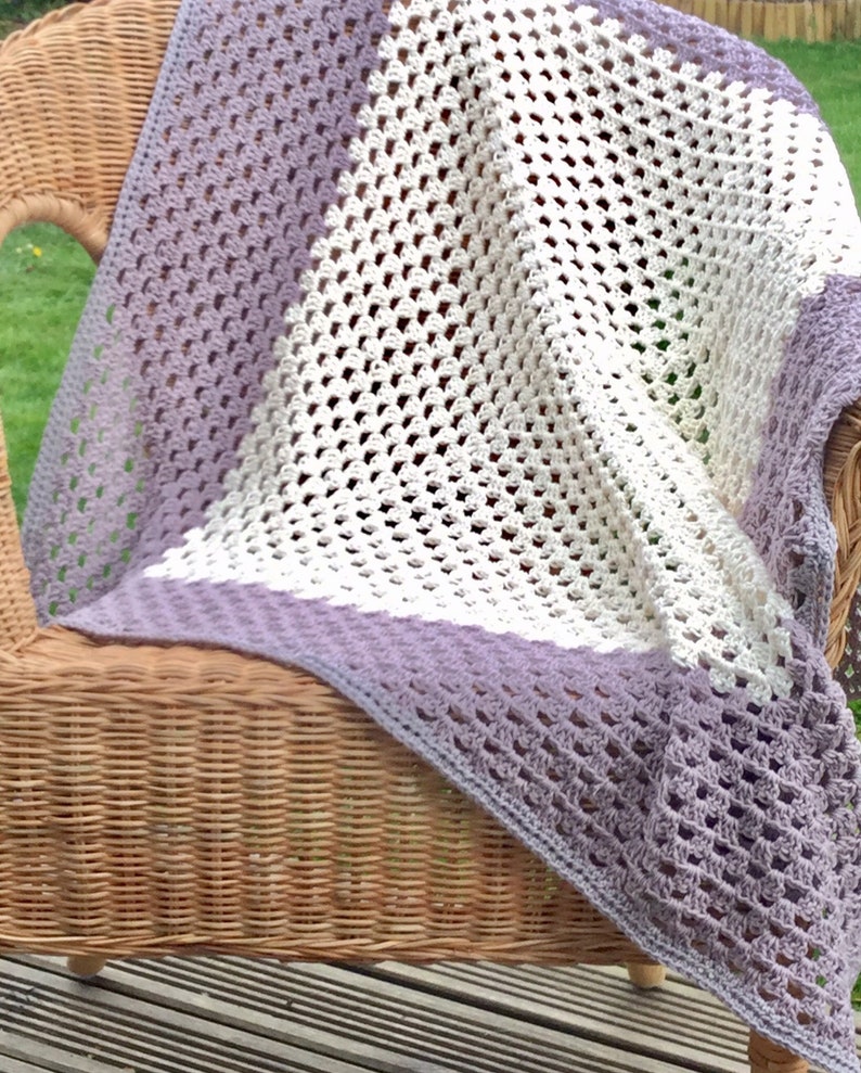 Handmade Baby Blanket/baby Pram Blanket/pure Cotton Etsy