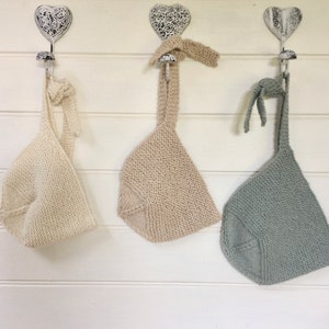 Knitted baby bonnet/hand knitted newborn bonnet/newborn baby gift set/baby shower gift/alpaca baby bonnet/organic baby hat