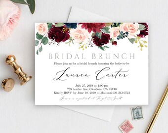 bridal brunch invite etsy