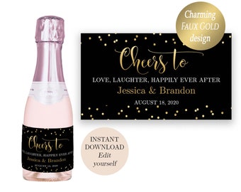 Inexpensive personalized wine labels