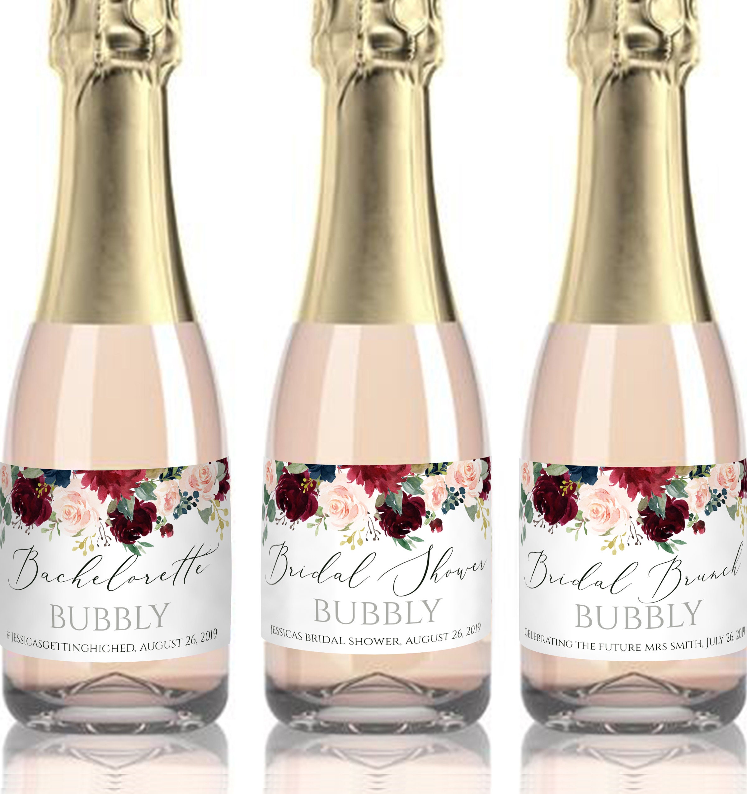Importance Prefix Radium Mini Champagne Bottles Gift Set Re paste