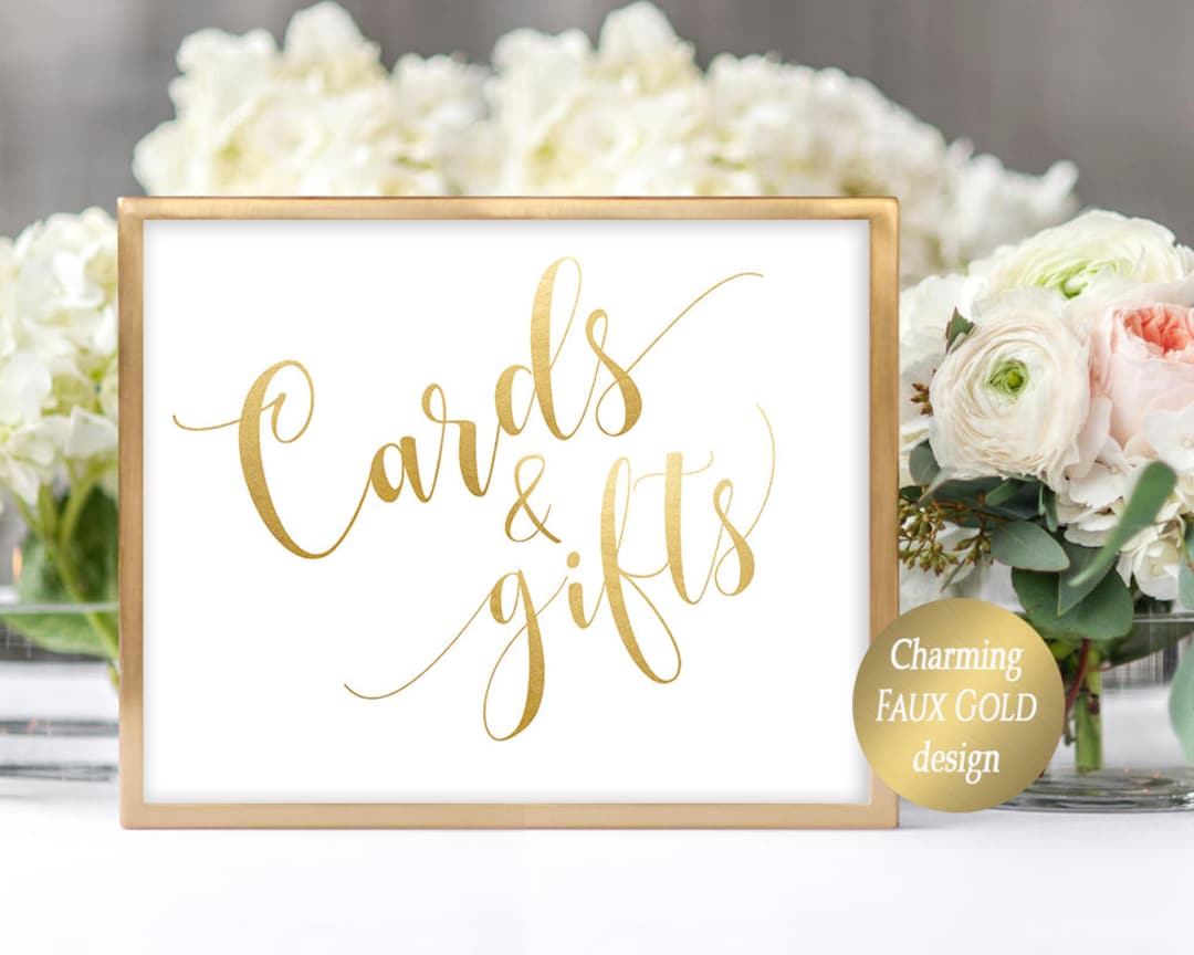 Printable Wedding Gifts And Cards