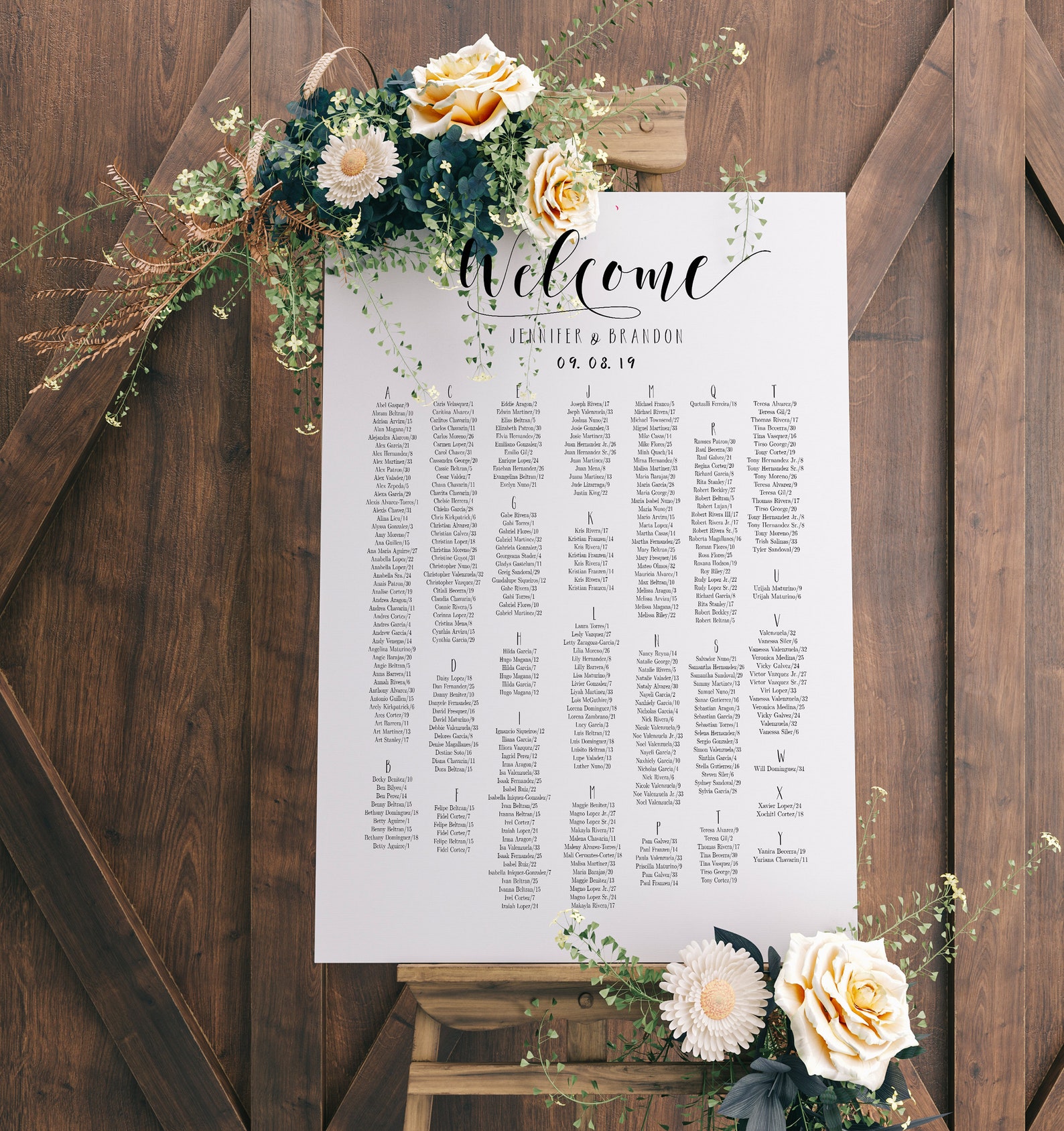 wedding-seating-chart-sign-large-seating-chart-printable-etsy