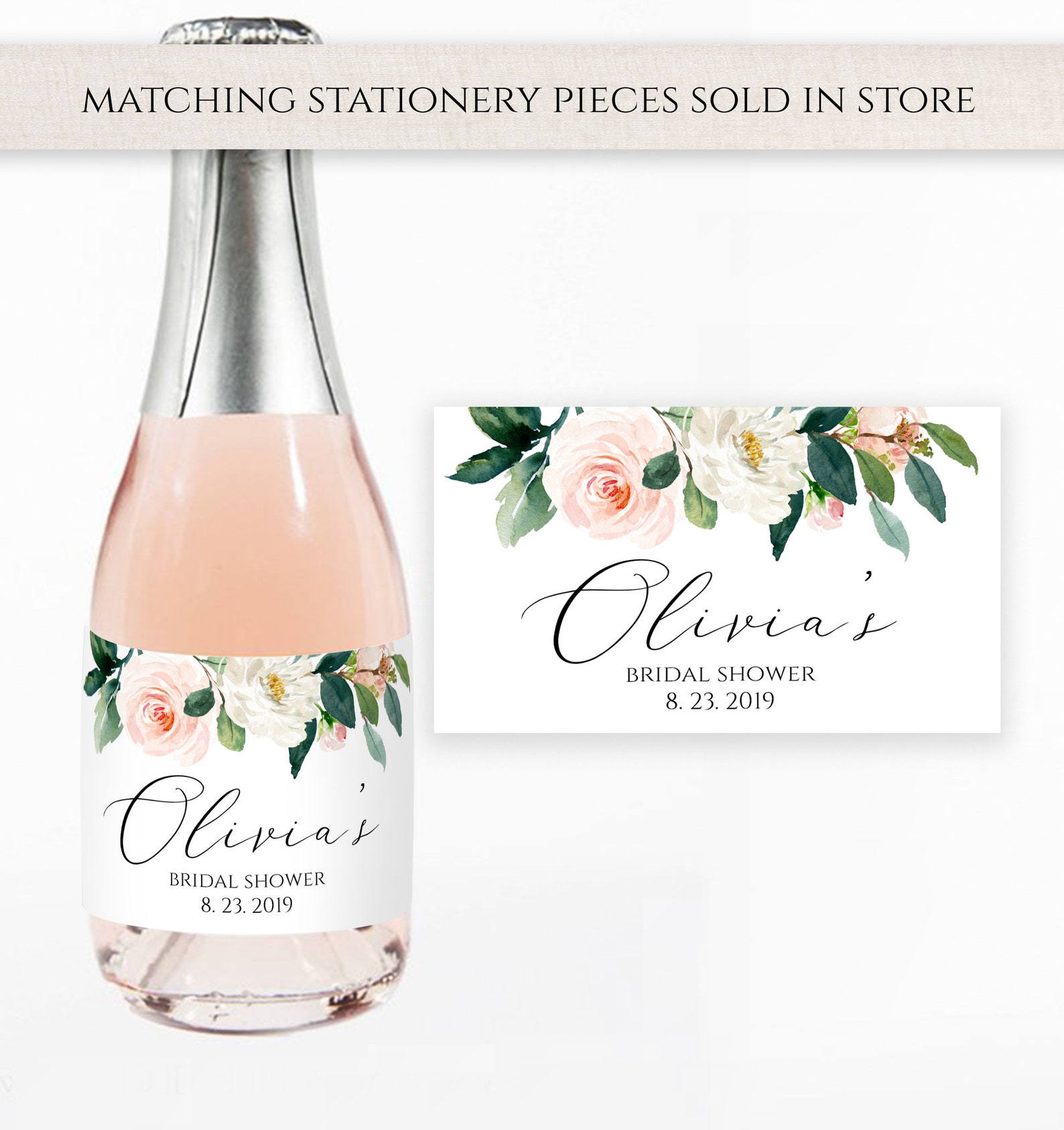 Mimosa Bar Sign Printable Blush Mimosa Bar Template Bridal Etsy