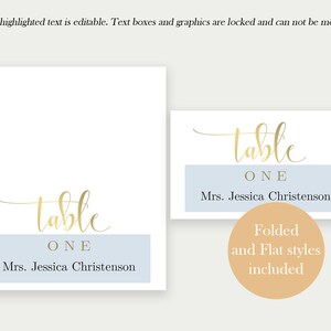 Gold Wedding Place Card Printable Template Place Cards - Etsy
