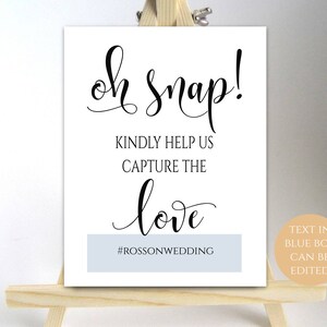 Printable Wedding Hashtag Sign Printable Hashtag Wedding Sign Printable ...