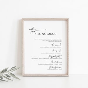 Menubord bruiloft kussen en kaarten, minimalistisch kussenspel bruiloft, direct downloaden, bewerkbaar, Templett, POM