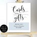 Printable Cards and Gifts Sign Instant Download Editable PDF Wedding ...