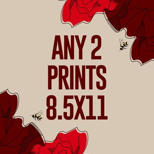 Mieszaj i dopasowuj wydruki! Dowolne dwa wydruki 8,5x11