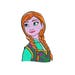 Anna Embroidery Design, Frozen Embroidery Design, Disney Princess Embroidery Design, Baby Embroidery Design, Girl embroidery design